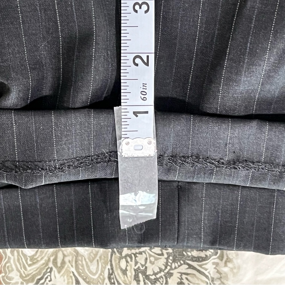 Ralph Lauren Dark Gray Blue and White Pinstripe Wool Suit Size 42R - Picture 15 of 15